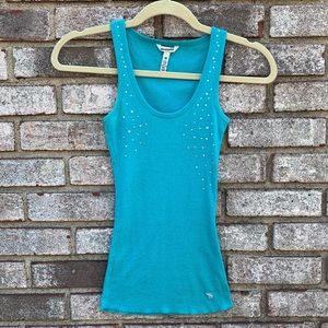Abercrombie Rhinestone Tank Top